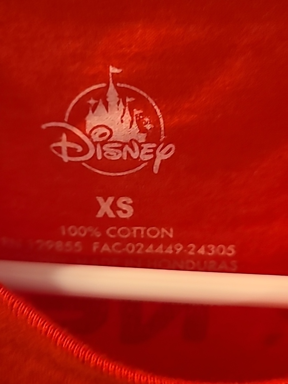 #22 Disney Red Gold CA Adventure  Lunar New Year T Shirt XS Unisex - Picture 6 of 7